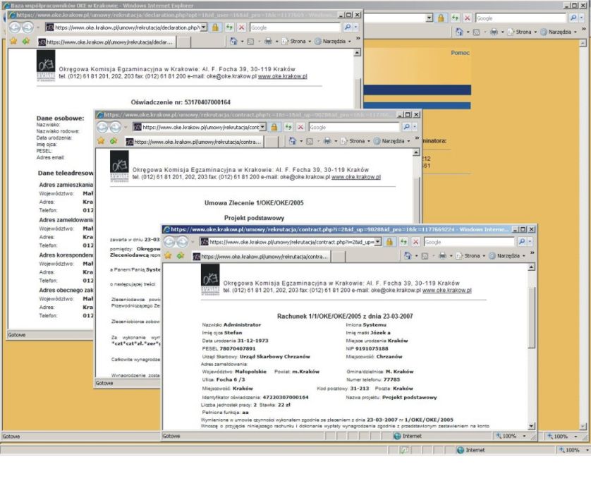Informacja o OKE - Okręgowa Komisja Egzaminacyjna w Krakowie